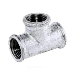 Тройник прямой чугун оц Ду 20 (3/4") ВР/ВР Fittex