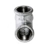 Тройник прямой чугун оц Ду 20 (3/4") ВР/ВР Fittex