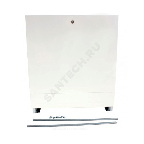 Шкаф коллекторный наружный сталь ШРН-4 853х120х650-730мм RAL 9016 (Белый) STAHLMANN SCC-0001-001112