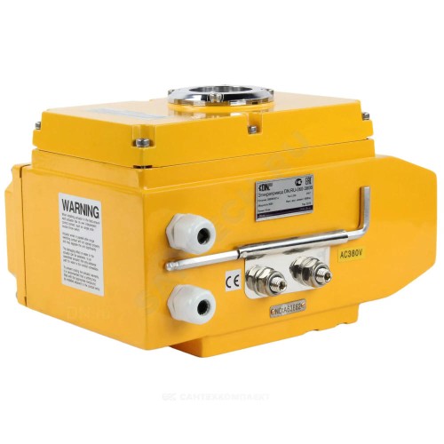 Электропривод четвертьоборотный QT-100 F10/F12 27х27 квадрат 380В DN.ru
