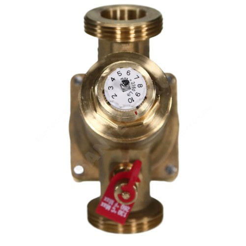 Клапан балансировочный автомат латунь AQT-R Ду 25 G1 1/4" Ру20 Тмакс=130 оС НР с измерительными ниппелями Ридан 003Z1814R