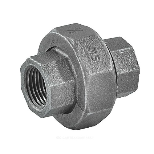 Соединитель прямой американка чугун Ду 40 (1 1/2") ВР/ВР Fittex PLUS