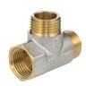 Тройник латунь никель Ду 20 (3/4") ВР/НР/НР Aquasfera 9035-02