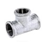 Тройник прямой чугун оц Ду 40 (1 1/2") ВР/ВР Fittex