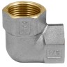 Угольник латунь никель Ду 15 (1/2") ВР/ВР 9001 ГОСТ 32585-2013 Aquasfera 9001-01