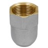 Угольник латунь никель Ду 20 (3/4") ВР/ВР 9001 ГОСТ 32585-2013 Aquasfera 9001-02