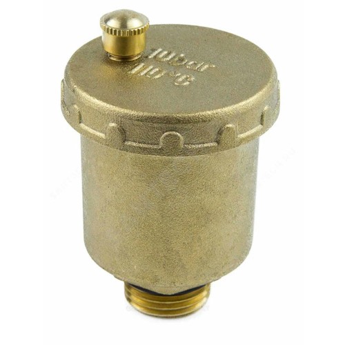 Воздухоотводчик автоматический латунь 5003 Ду 15 Ру10 G1/2" НР прямой Aquasfera 5003-01