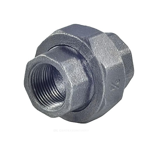 Соединитель прямой американка чугун Ду 15 (1/2") ВР/ВР конусный Fittex PLUS