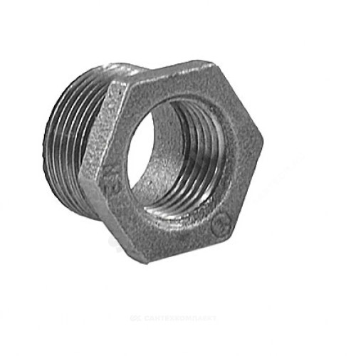 Футорка чугун Ду 32х25 (1 1/4"х1") НР/ВР Fittex PLUS