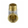 Угольник латунь никель Ду 15 (1/2") ВР/НР 9002 ГОСТ 32585-2013 Aquasfera 9002-01