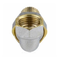 Соединитель латунь никель американка Ду 15 (1/2") угловой ВР/НР 9015 ГОСТ 32585-2013 Aquasfera 9015-01