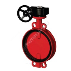 Затвор дисковый поворотный чугун VPI4448R-08EP Ду 40 Ру16 межфл с редуктором диск чугун манжета EPDM Tecofi VPI4448R-08EP0040