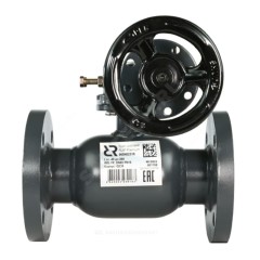 Кран шаровой сталь Jip-R Premium FF Ду 250 Ру16 фл с редуктором Ридан 065N0261GR
