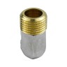 Угольник латунь никель Ду 15 (1/2") НР/НР 9003 ГОСТ 32585-2013 Aquasfera 9003-01
