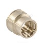 Муфта латунь никель переходная Ду 32х20 (1 1/4"х3/4") ВР/ВР VALFEX VF.240.N.114.034