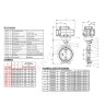 Затвор дисковый поворотный чугун VPI4448R-N04EP Ду 200 Ру16 межфл с электроприводом 380В диск чугун манжета EPDM Tecofi VPI4448R-N04EP0200