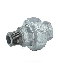 Соединитель прямой американка чугун оц Ду 40 (1 1/2") ВР/НР Fittex PLUS