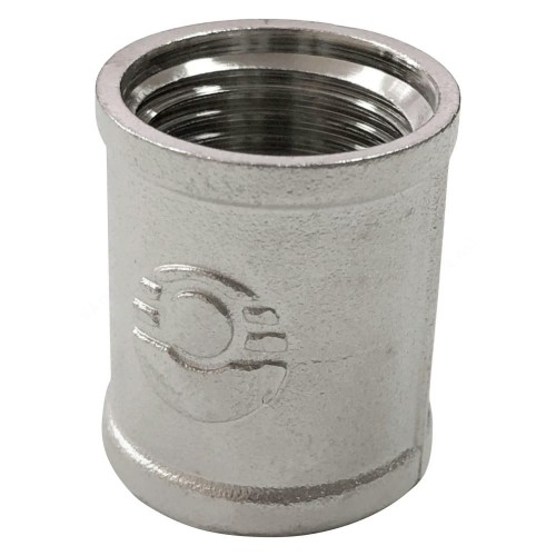 Муфта латунь никель Ду 32 (1 1/4") ВР VALFEX VF.170.N.114
