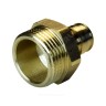 Муфта для PE-X труб радиальная латунь Дн 20х1/2" НР РОС