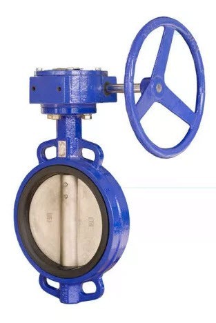 ДИСКОВЫЙ ЗАТВОР С РЕДУКТОРОМ FAF3500 Ду125 WAFER-EPDM-SS304