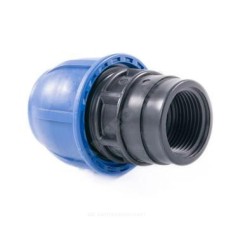 Муфта компрессионная ПЭ Дн 63х1" ВР Ру10 RTP (РосТурПласт) 22063