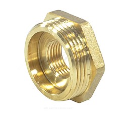 Футорка латунь Ду 25х15 (1"х1/2") НР/ВР R93 Giacomini R93Y010