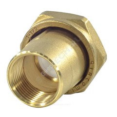 Соединение для подключения насоса латунь 1 1/2"x1" ВР с обратным клапаном R39 Giacomini R39Y001