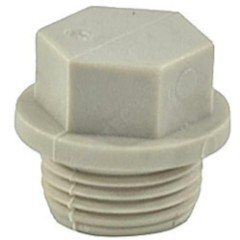 Заглушка (пробка) PP-R серая Дн 20х1/2" НР VALFEX 10163020Г