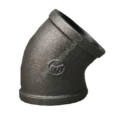 Угольник чугун Ду 15 (1/2") ВР/ВР 45гр Fittex PLUS