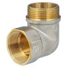 Угольник латунь никель реборда Ду 50 (2") ВР/НР 9006 ГОСТ 32585-2013 Aquasfera 9006-06