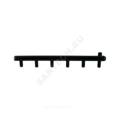Коллектор сталь Ду 25 3/4" НР на 8 вых 3/4" НР м/о 100мм Элит-Металл 1149-ст