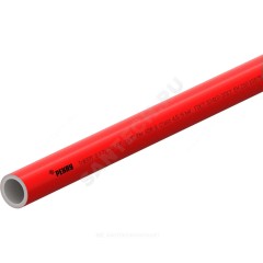 Труба PE-Xa/EVOH красная Дн 20х2,0 Ру6 Тмакс=95C бухта 500м therm S Рехау 11361603500