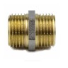 Ниппель латунь никель Ду 32 (1 1/4") НР 9022 ГОСТ 32585-2013 Aquasfera 9022-04