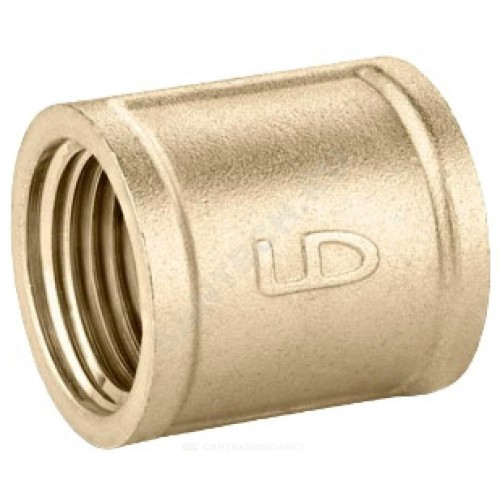 Муфта латунь Ду 15 (1/2") ВР LD LD.65.502.15