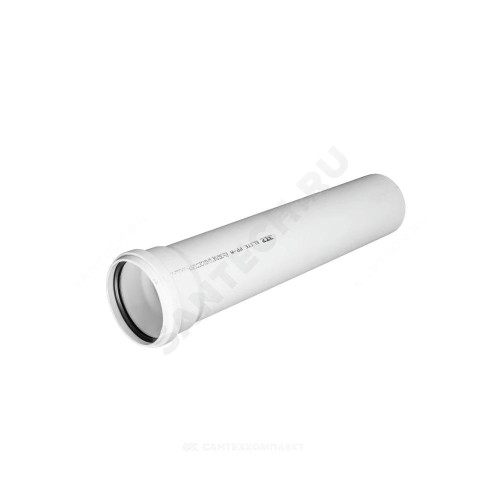 Труба PP-M с раструбом бесшумная белая Дн 32х1,8 б/нап L=1,0м в/к RTP (РосТурПласт) 27517