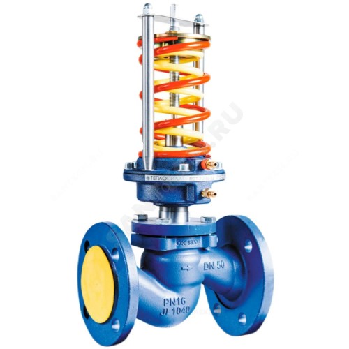 Регулятор давления после себя чугун RDT-P Ду 100 Ру16 фл Рп1.4-15.8 Kvs=80м3/ч Теплосила RDT-P-2.3-100-80