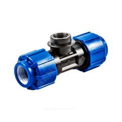 Тройник компрессионный ПЭ Дн 25х3/4"х25 ВР ТПК-АКВА 52253425