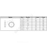 Контргайка чугун оц Ду 20 (3/4") Fittex PLUS