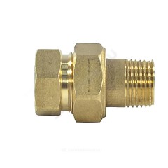 Соединитель латунь американка Ду 20 (3/4") прямой ВР/НР R18 Giacomini R18Y004