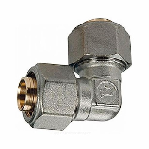 Угольник МП латунь обжим Дн 32х90гр R561AM Giacomini R561MX126