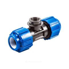Тройник компрессионный ПЭ Дн 40х3/4"х40 ВР ТПК-АКВА 52403440