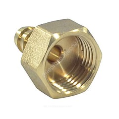 Переходник штуцерный латунь неразъемный для шланга Дн 20х1/2" ВР SantechSystems