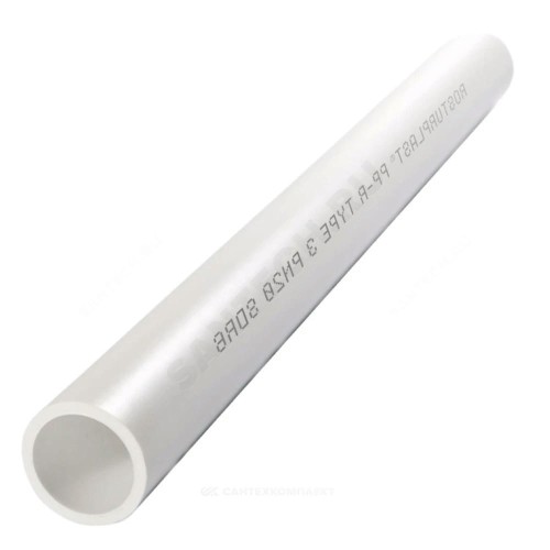 Труба PP-R белая Дн 140х12,7 Ру10 SDR11 Т<20С L=4м RTP (РосТурПласт) 15660