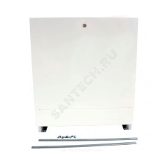 Шкаф коллекторный встраиваемый сталь ШРВ-5 1000х120-180х648-711мм RAL 9016 (Белый) Wester 0-32-1140