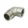 Угольник латунь никель Ду 20 (3/4") ВР/НР SantechSystems