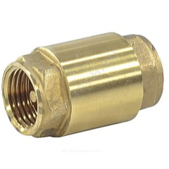 Клапан обратный латунь осевой R60 Ду 20 Ру35 Тмакс=110 оС ВР 3/4" диск металл Giacomini R60Y034
