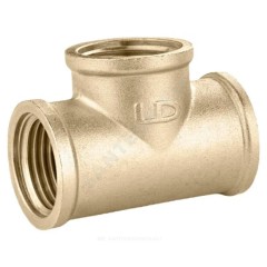 Тройник латунь Ду 40 (1 1/2") ВР LD LD.65.514.40