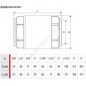 Клапан обратный латунь осевой R60 Ду 32 Ру25 Тмакс=110 оС ВР 1 1/4" диск металл Giacomini R60Y036
