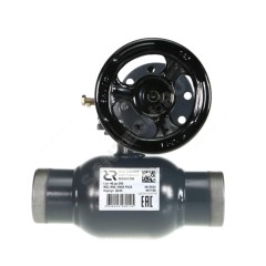 Кран шаровой сталь Jip-R Premium WW Ду 200 Ру25 п/привар с редуктором Ридан 065N0156GR