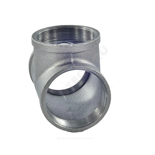 Тройник прямой чугун Ду 20 (3/4") ВР/ВР Fittex PLUS